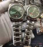 Replica Rolex Oyster Perpetual Green Dial Watch 31mm 